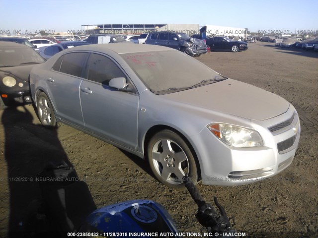 1G1ZJ57778F159913 - 2008 CHEVROLET MALIBU 2LT SILVER photo 1