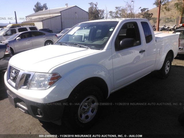 1N6BD0CT9EN772782 - 2014 NISSAN FRONTIER S/SV WHITE photo 2