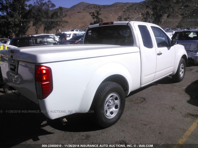 1N6BD0CT9EN772782 - 2014 NISSAN FRONTIER S/SV WHITE photo 4