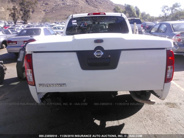 1N6BD0CT9EN772782 - 2014 NISSAN FRONTIER S/SV WHITE photo 6