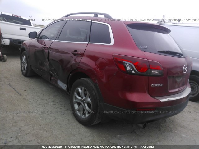 JM3TB2CA0E0446039 - 2014 MAZDA CX-9 TOURING RED photo 3