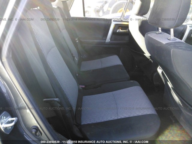 JTEBU5JR5J5523005 - 2018 TOYOTA 4RUNNER SR5 PREM/LTDL/TRAIL/TRD GRAY photo 8