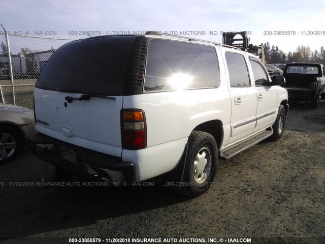 3GKFK16Z23G207655 - 2003 GMC YUKON XL K1500 WHITE photo 4