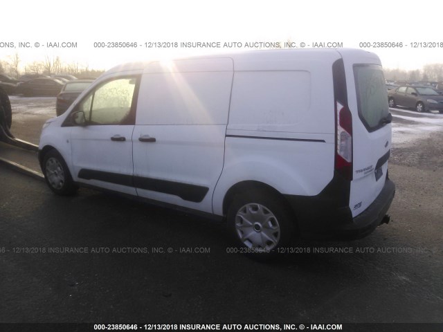 NM0LE7E72G1233361 - 2016 FORD TRANSIT CONNECT  WHITE photo 3