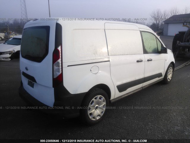 NM0LE7E72G1233361 - 2016 FORD TRANSIT CONNECT  WHITE photo 4