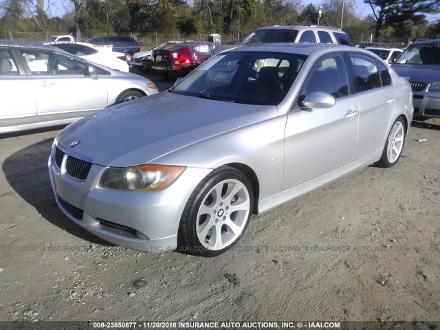 WBAVB33576AZ85230 - 2006 BMW 330 SILVER photo 2