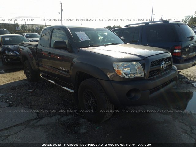 5TFUU4EN7BX005689 - 2011 TOYOTA TACOMA ACCESS CAB ნაცრისფერი ფოტო 1