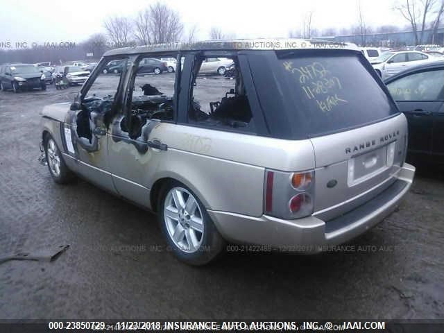 SALME11433A120067 - 2003 LAND ROVER RANGE ROVER HSE BEIGE photo 3