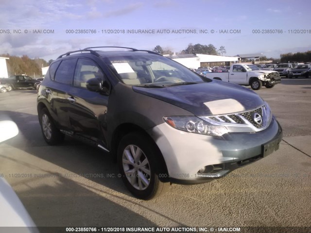 JN8AZ1MU3EW413696 - 2014 NISSAN Murano S/SL/SV/LE BLUE photo 1