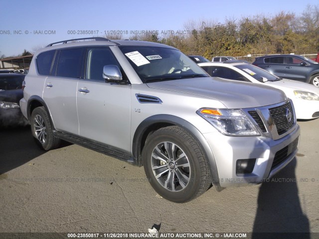 JN8AY2NCXJX502961 - 2018 NISSAN ARMADA SV/SL/PLATINUM SILVER photo 1