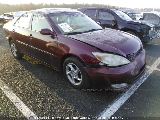 4T1BE32K74U322283 - 2004 TOYOTA CAMRY LE/XLE/SE MAROON photo 1