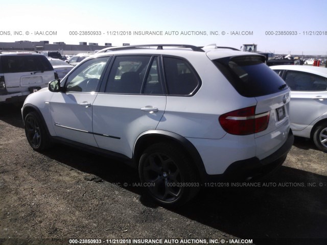 5UXFE83559L308969 - 2009 BMW X5 WHITE photo 3