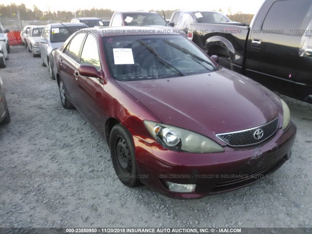 4T1BE32K05U056526 - 2005 TOYOTA CAMRY MAROON photo 1