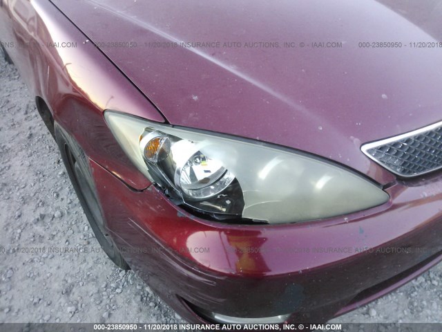 4T1BE32K05U056526 - 2005 TOYOTA CAMRY MAROON photo 6