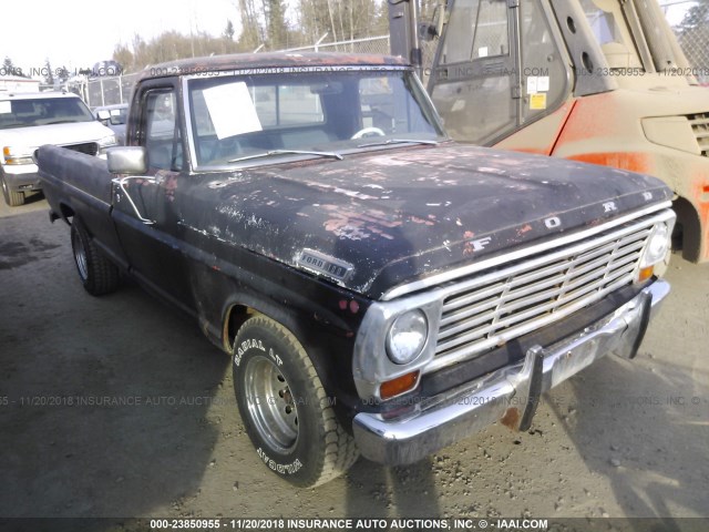 F10YPA42192 - 1967 FORD F100 BLACK photo 1