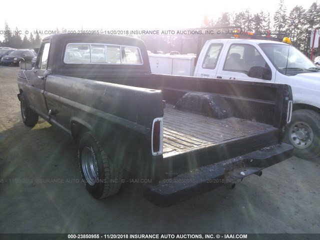 F10YPA42192 - 1967 FORD F100 BLACK photo 3