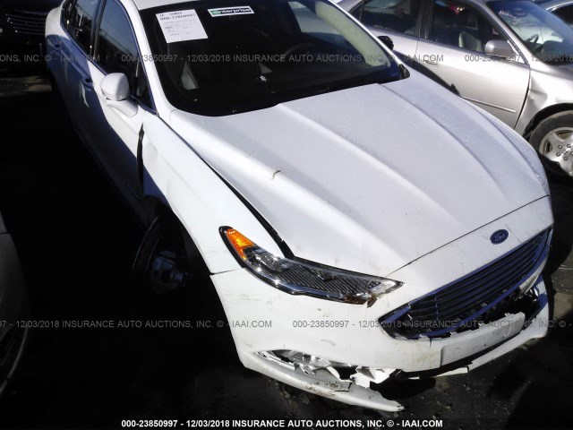 3FA6P0RU4JR248416 - 2018 FORD FUSION TITANIUM/PLATINUM HEV WHITE photo 6