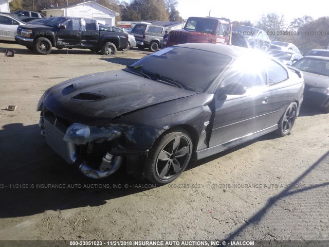 6G2VX12U45L348629 - 2005 PONTIAC GTO BLACK photo 2