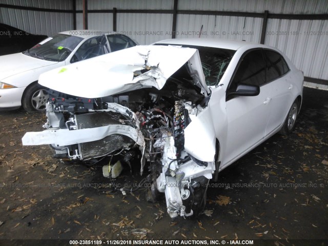 1G11B5SL0FF161806 - 2015 CHEVROLET MALIBU LS WHITE photo 2