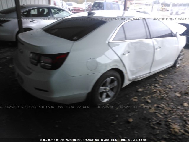1G11B5SL0FF161806 - 2015 CHEVROLET MALIBU LS WHITE photo 4