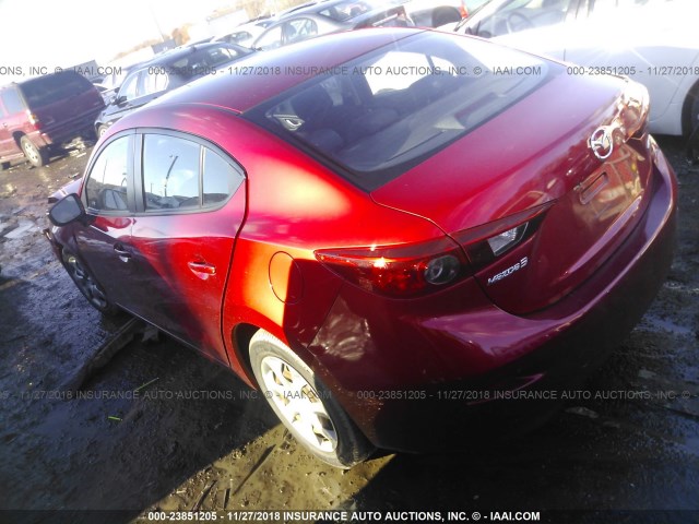 JM1BM1T74E1134748 - 2014 MAZDA 3 SV RED photo 3