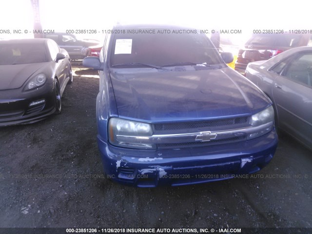 1GNDT13S962223279 - 2006 CHEVROLET TRAILBLAZER LS/LT BLUE photo 6