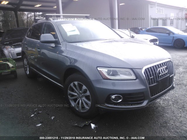 WA1LFBFP5EA105446 - 2014 AUDI Q5 PREMIUM PLUS GRAY photo 1