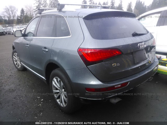 WA1LFBFP5EA105446 - 2014 AUDI Q5 PREMIUM PLUS GRAY photo 3