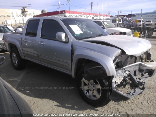 1GTJSCDE1A8133262 - 2010 GMC CANYON SLE SILVER photo 1