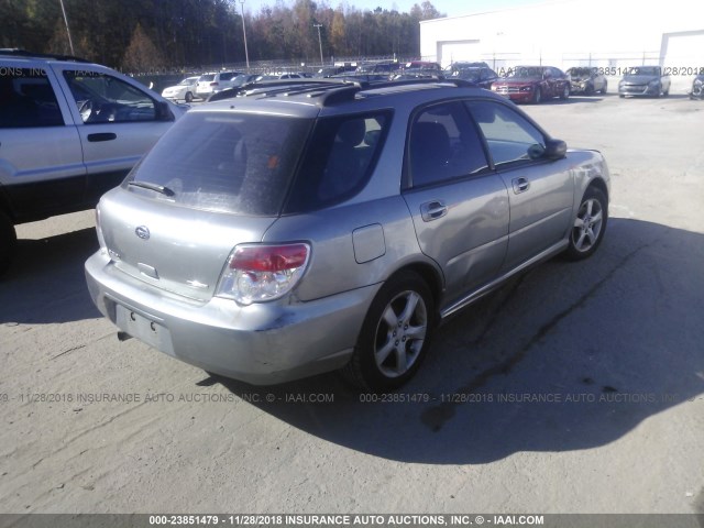 JF1GG61637H809896 - 2007 SUBARU IMPREZA 2.5I SILVER photo 4