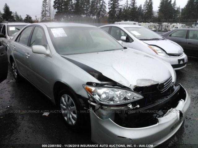 4T1BE32K75U603257 - 2005 TOYOTA CAMRY LE/XLE/SE SILVER photo 1