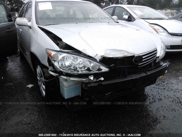 4T1BE32K75U603257 - 2005 TOYOTA CAMRY LE/XLE/SE SILVER photo 6