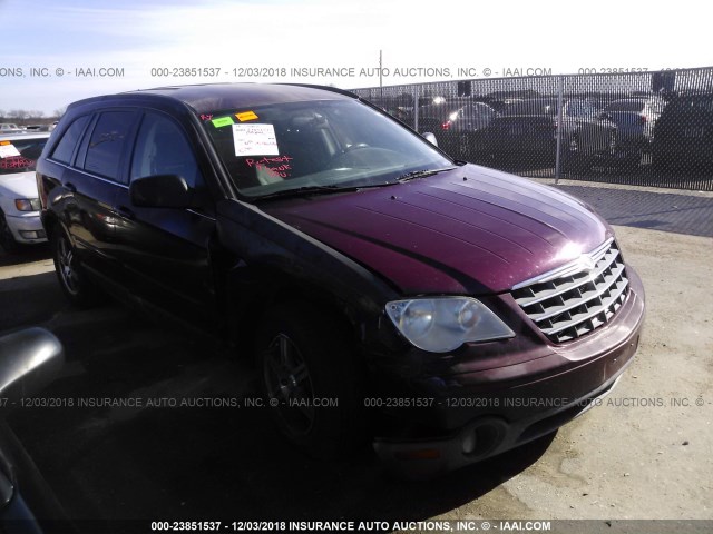 2A8GM68X88R650146 - 2008 CHRYSLER PACIFICA TOURING MAROON photo 1