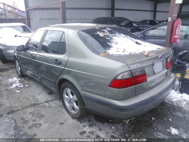 YS3EF48Z9X3076350 - 1999 SAAB 9-5 SE GREEN photo 3