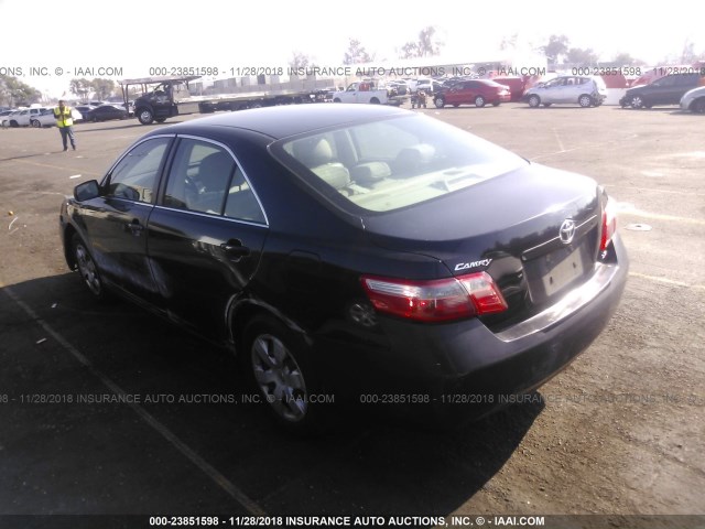 4T1BE46K67U151448 - 2007 TOYOTA CAMRY NEW GENERAT CE/LE/XLE/SE BLACK photo 3
