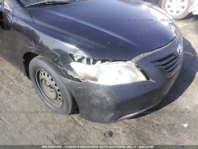 4T1BE46K67U151448 - 2007 TOYOTA CAMRY NEW GENERAT CE/LE/XLE/SE BLACK photo 6