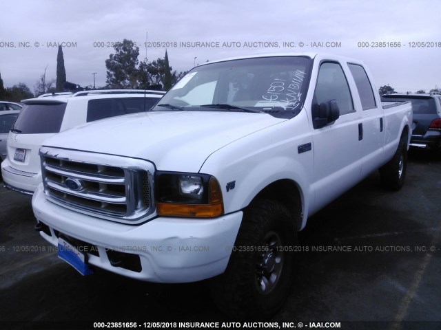 1FTSW30L4YEA61501 - 2000 FORD F350 SRW SUPER DUTY WHITE photo 2