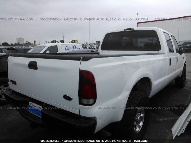 1FTSW30L4YEA61501 - 2000 FORD F350 SRW SUPER DUTY WHITE photo 4