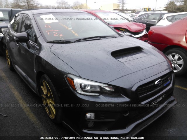 JF1VA2S65F9827423 - 2015 SUBARU WRX STI/LIMITED GRAY photo 1