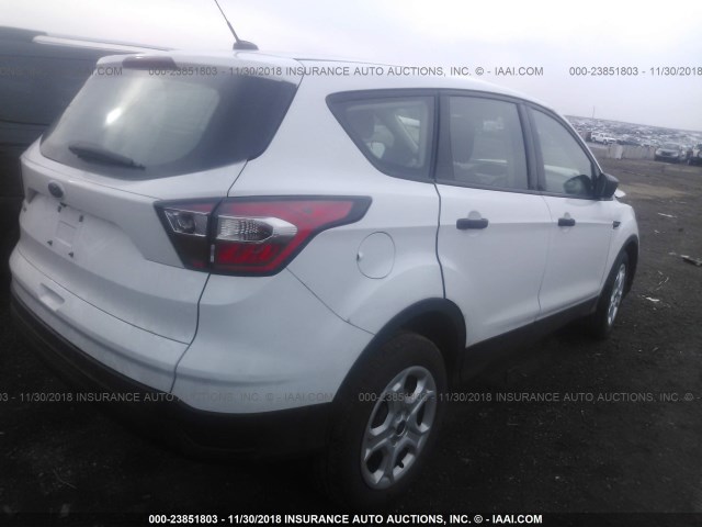 1FMCU0F78HUB21722 - 2017 FORD ESCAPE S WHITE photo 4