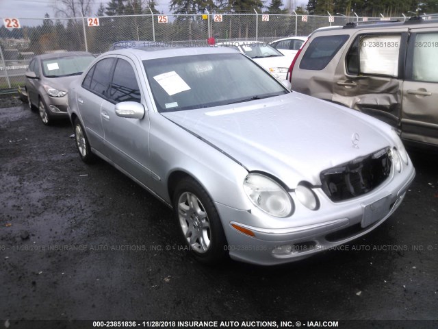 WDBUF65J23A180809 - 2003 MERCEDES-BENZ E 320 SILVER photo 1