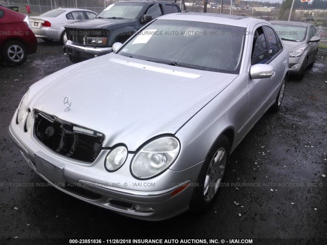 WDBUF65J23A180809 - 2003 MERCEDES-BENZ E 320 SILVER photo 2