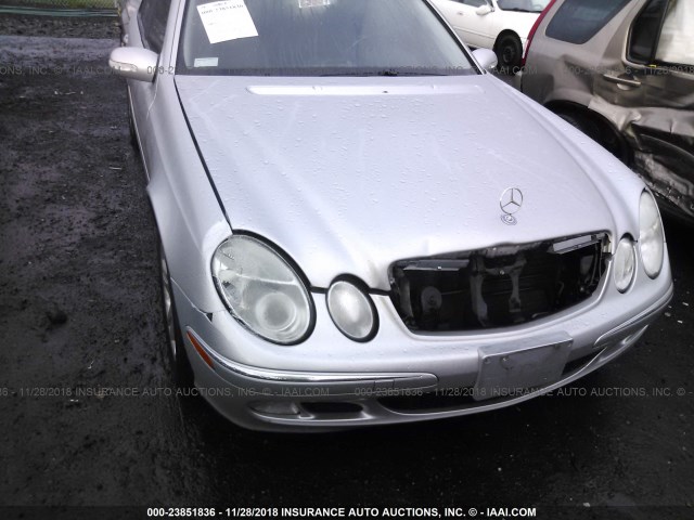 WDBUF65J23A180809 - 2003 MERCEDES-BENZ E 320 SILVER photo 6