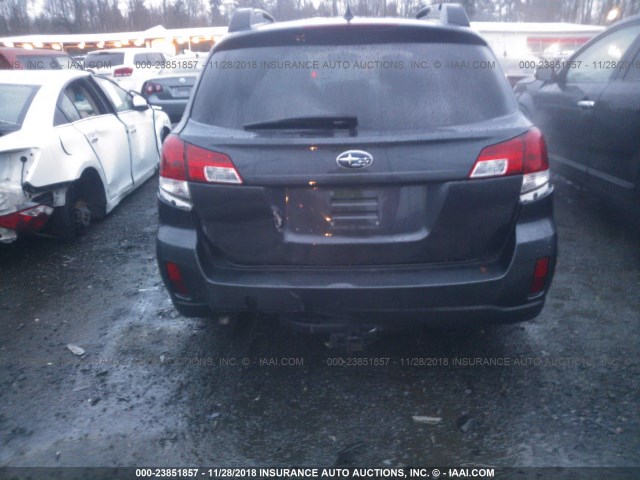 4S4BRDLC7D2222200 - 2013 SUBARU OUTBACK 3.6R LIMITED BLACK photo 6