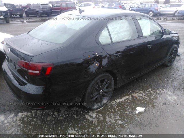 3VWD17AJXJM254194 - 2018 VOLKSWAGEN JETTA SPORT BLACK photo 4