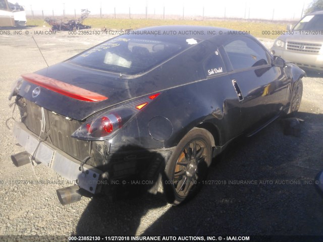 JN1AZ34DX6M302893 - 2006 NISSAN 350Z COUPE BLACK photo 4