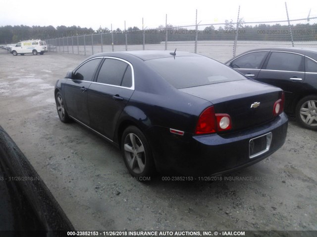 1G1ZJ57B79F151154 - 2009 CHEVROLET MALIBU 2LT BLUE photo 3