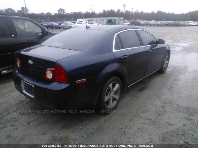 1G1ZJ57B79F151154 - 2009 CHEVROLET MALIBU 2LT BLUE photo 4