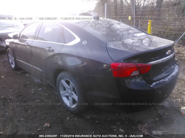 2G11Z5SL3F9296640 - 2015 CHEVROLET IMPALA LS Սև լուսանկար 3