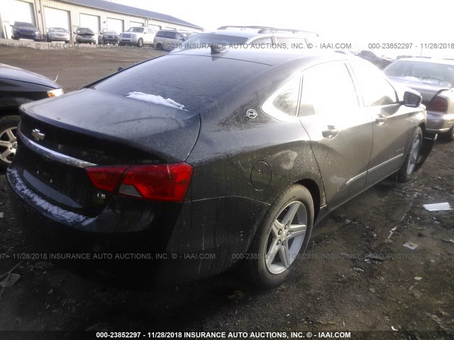 2G11Z5SL3F9296640 - 2015 CHEVROLET IMPALA LS Սև լուսանկար 4